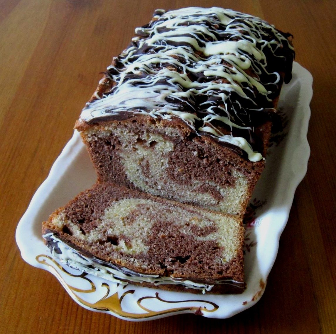 Chocolate & Orange Marble Cake