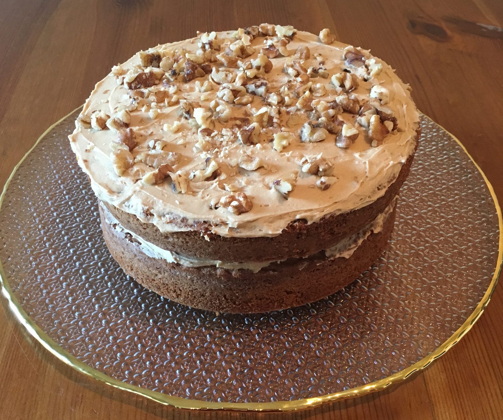 Coffee & Walnut Cake