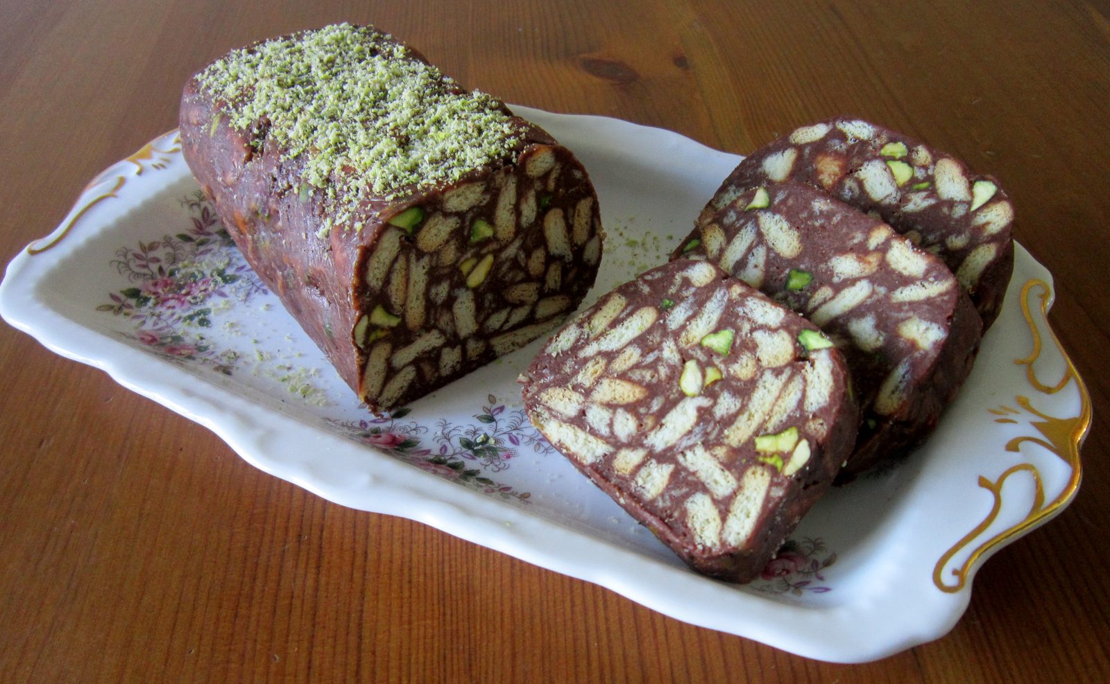 Mozaik Pastası (No bake Mozaic Log)