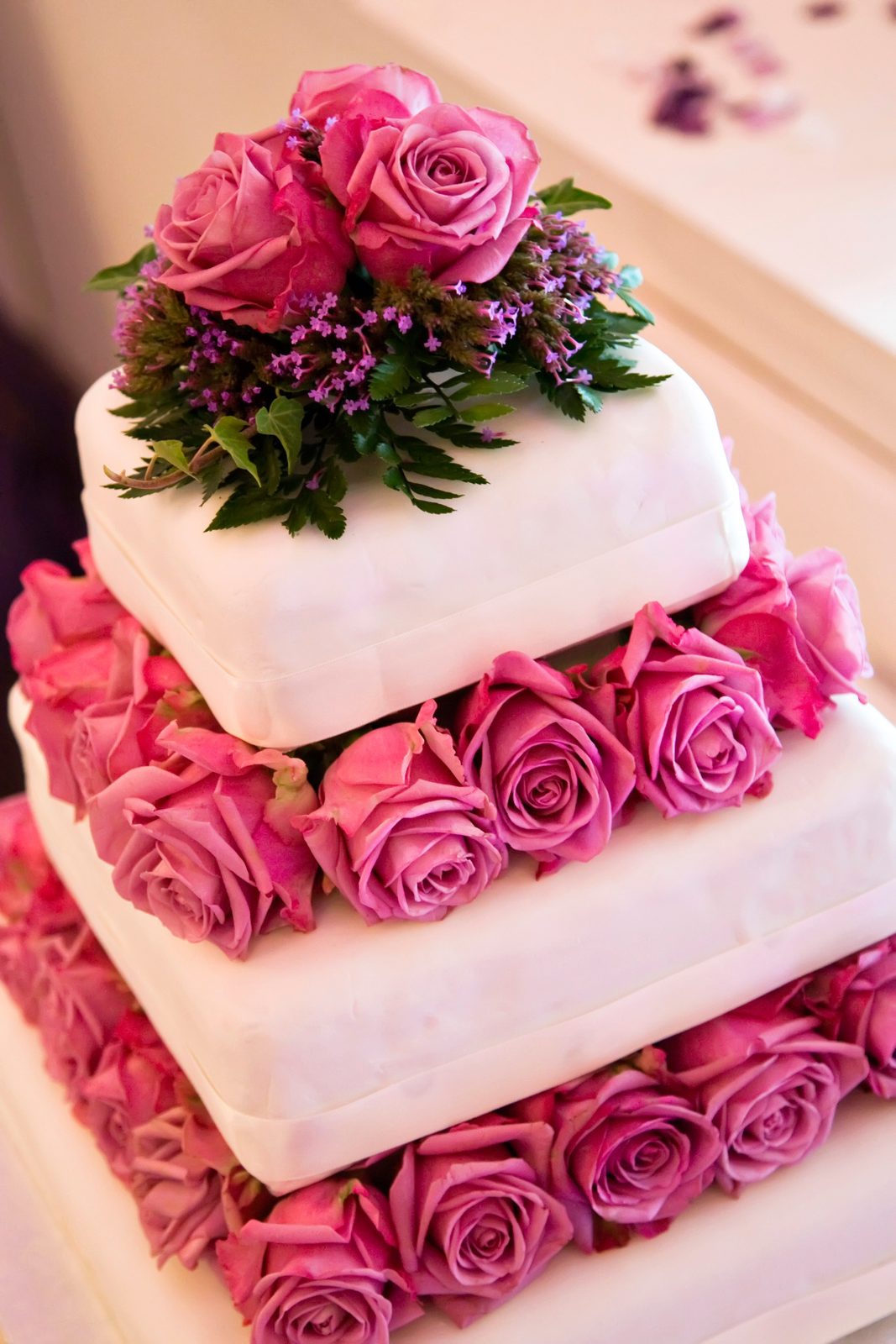 Wedding Cake - Tier 2 23 cm (9") Square