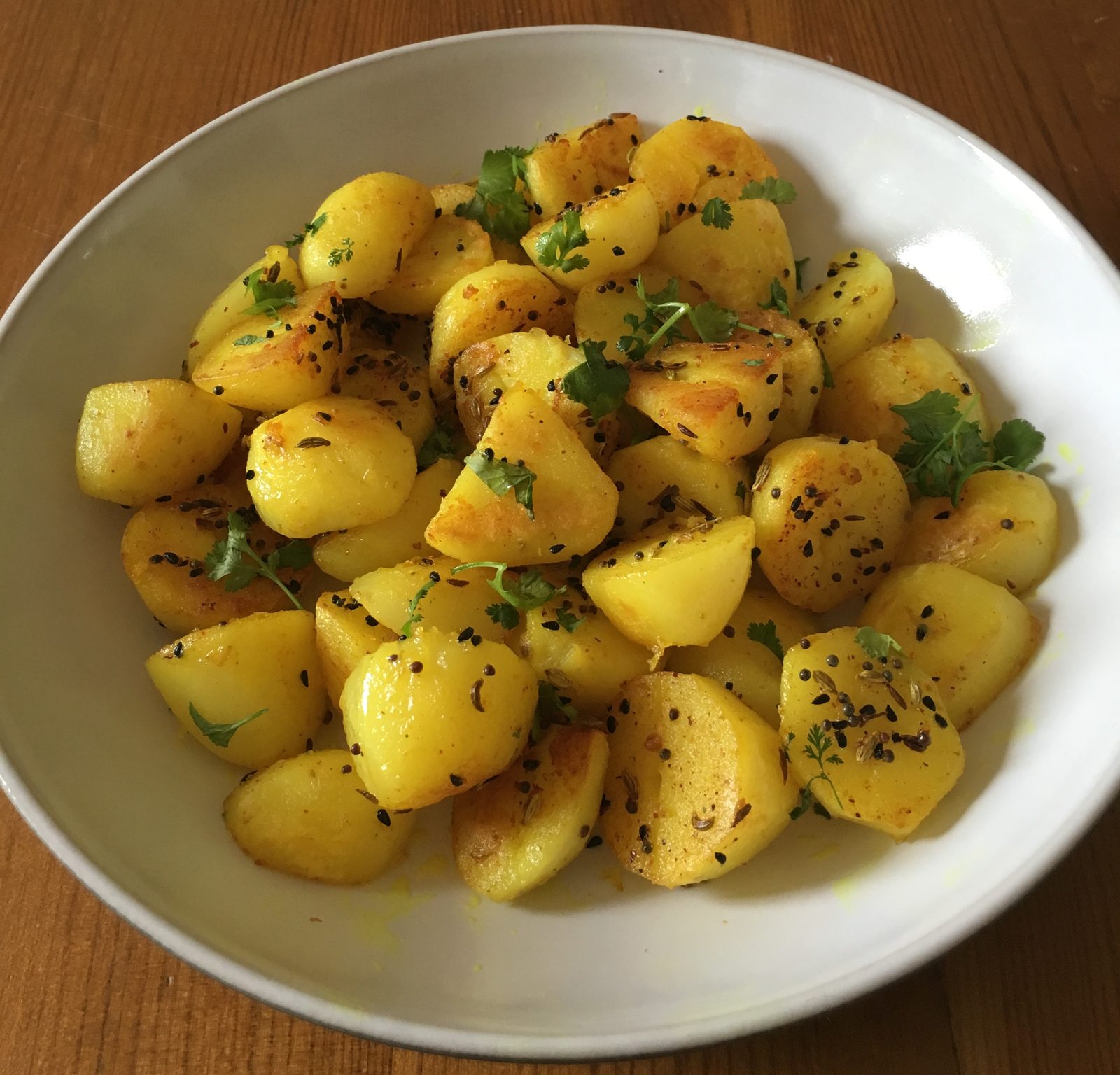Panch Phoran Potatoes (Bengali 5-Seed Potatoes)