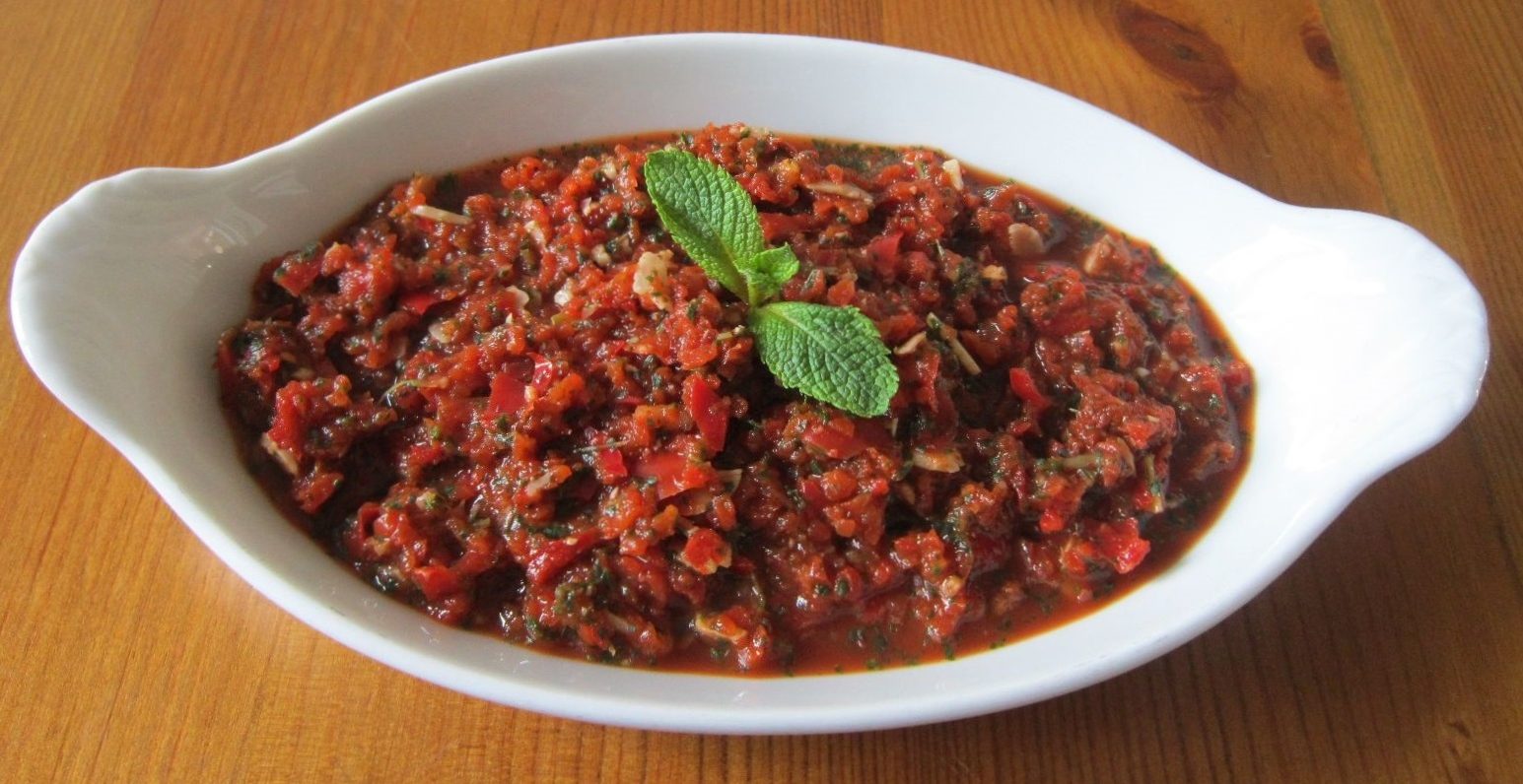 Red Pepper Chutney with almonds