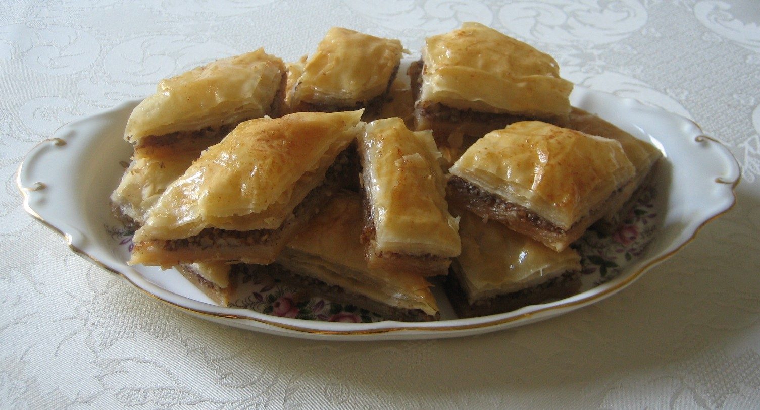 Baklava (with pecans and cinnamon)
