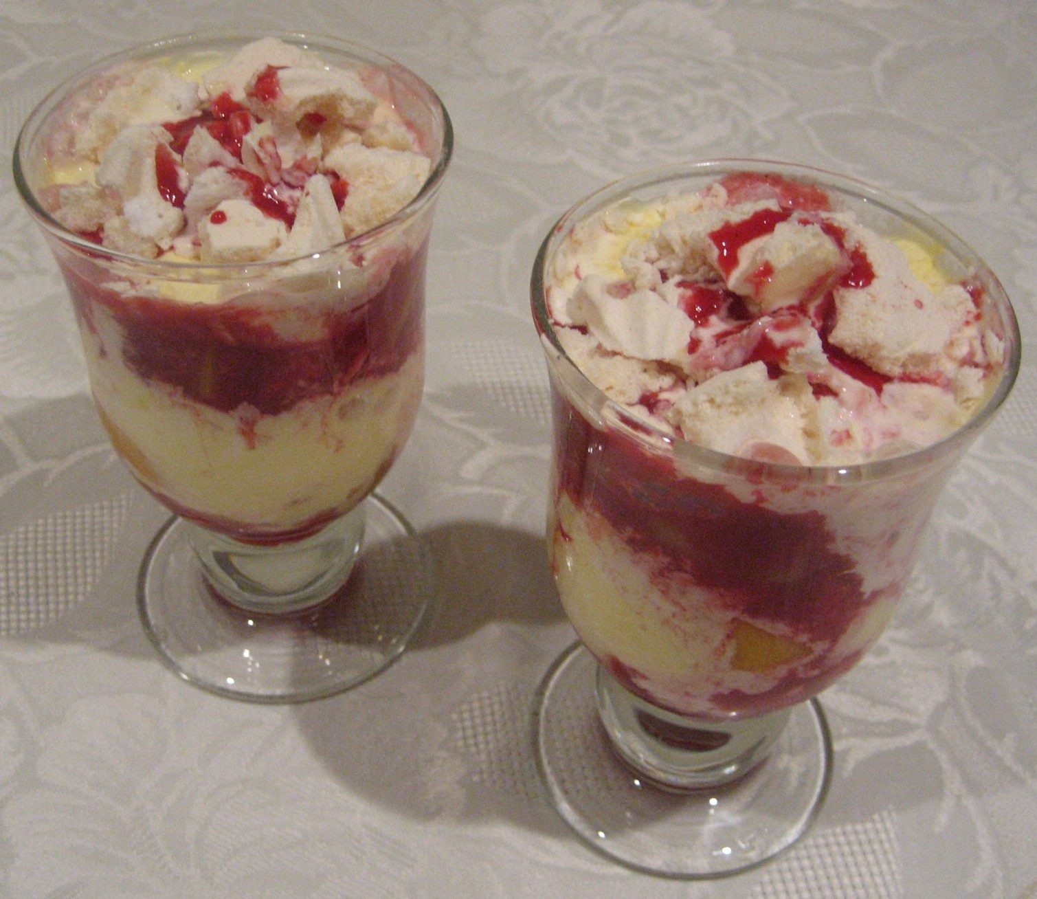 Layered Meringue Dessert