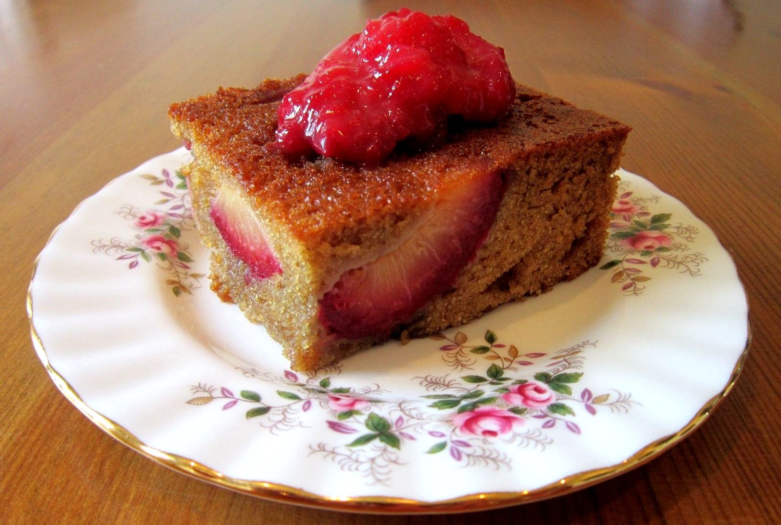 Plum & Ginger Pudding