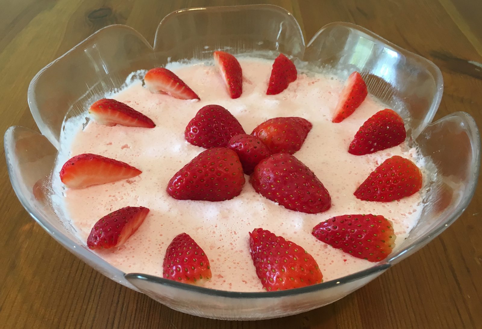 Raspberry/Strawberry Mousse