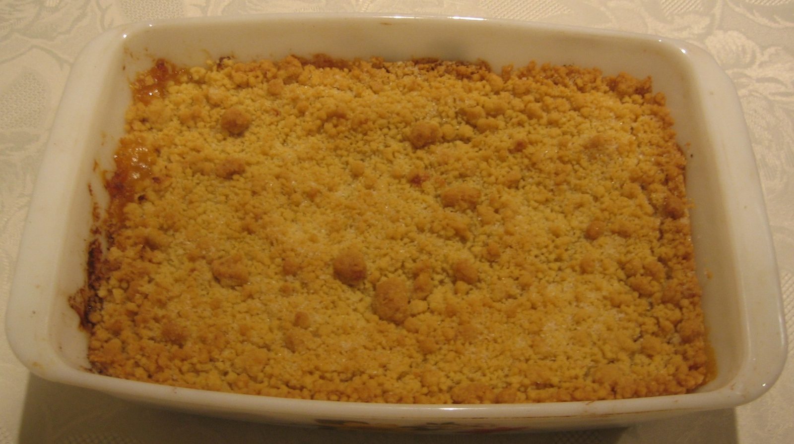 Strawberry and Apple Crumble