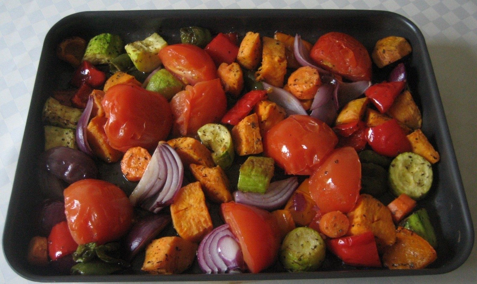 Oven Roasted Vegetables with Mixed Herbs