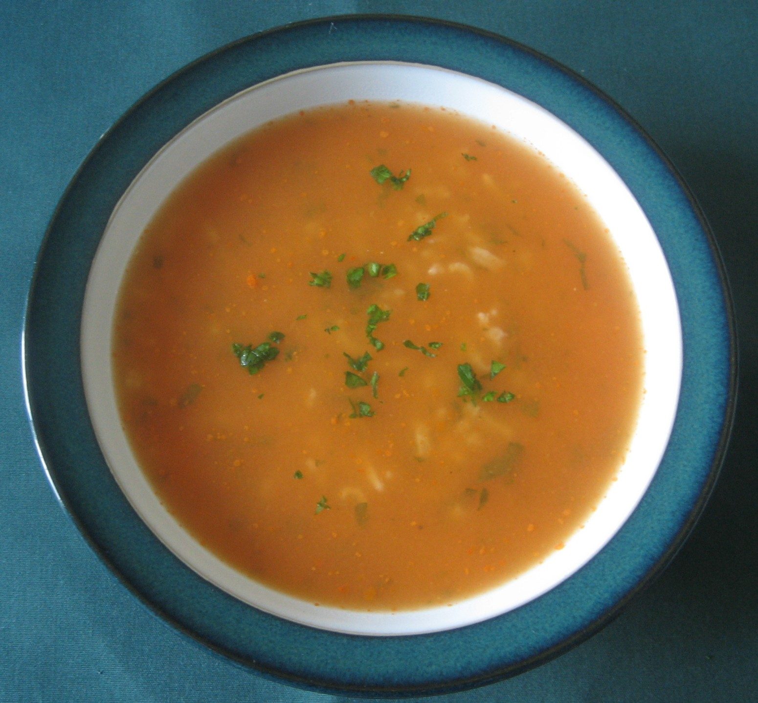 Tomato & Rice Soup (Domatesli Pirinç Çorbası)