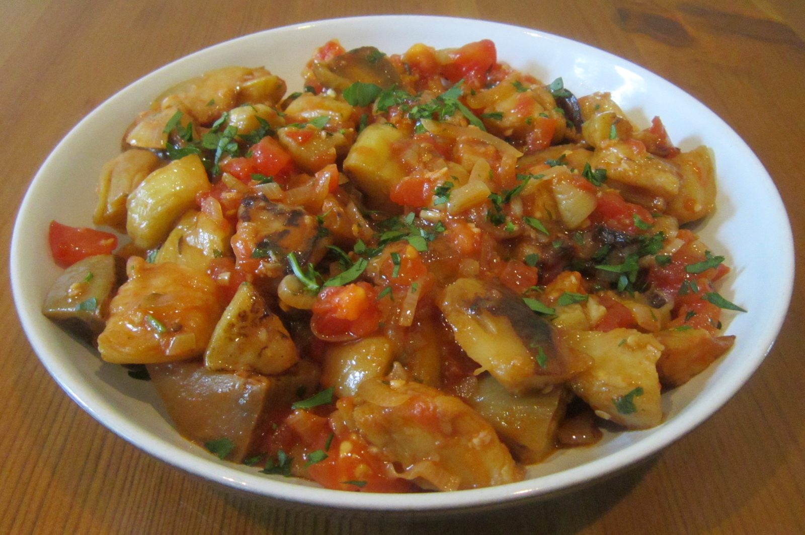 Aubergine Meze (Zeytinyağılı Patlıcan Meze)